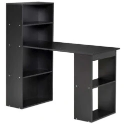 HOMCOM Study Desk & Bookshelf 8 HOMCOM Study Desk & Bookshelf -Office Supermarket Store homcom study desk bookshelf desking aosom 455365