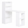 HOMCOM Study Desk & Bookshelf