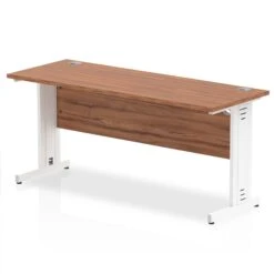 Impulse 1600mm X 600mm Office Desk - Cable Managed Leg 21 Impulse 1600mm X 600mm Office Desk - Cable Managed Leg -Office Supermarket Store impulse 1600mm slimline desk cable managed leg desks dynamic office solutions walnut white 670685