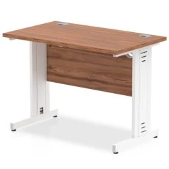 Impulse Slimline Desk Cable Managed Leg - Maple -Office Supermarket Store impulse slimline desk cable managed leg maple desks dynamic office solutions walnut white 1000mm x 600mm 549799