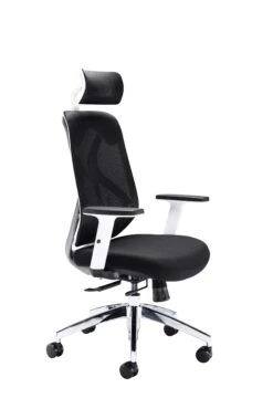 Maldini Mesh Back Office Chair -White Frame -Office Supermarket Store maldini mesh back office chair white frame mesh office chairs tc group 107723