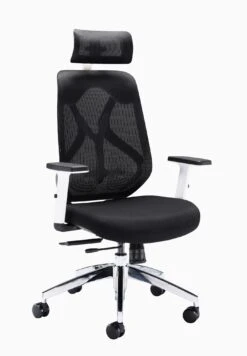 Maldini Mesh Back Office Chair -White Frame
