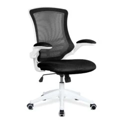 Marlos Moon White Frame Mesh Back Office Chair