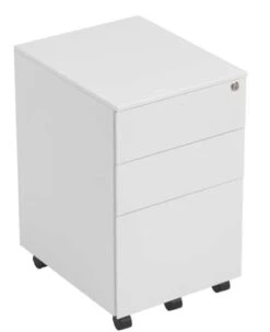 Mobile Under Desk Steel Pedestal -Office Supermarket Store mobile under desk steel pedestal storage tc group white 756707