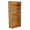 Oak 1800mm High Book Case
