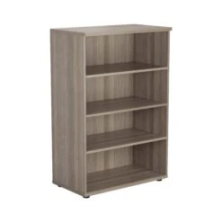 Office Bookcase 1200mm High Book Case - Oak -Office Supermarket Store office bookcase 1200mm high book case oak bookcases tc group grey oak 319059