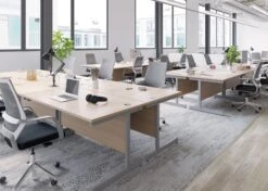 One Cantilever Rectangular Office Desks - 600mm Deep -Office Supermarket Store one cantilever rectangular office desks 600mm deep rectangular office desks tc group 381777