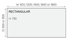 One Cantilever Rectangular Office Desks - 600mm Deep -Office Supermarket Store one cantilever rectangular office desks 600mm deep rectangular office desks tc group 891679