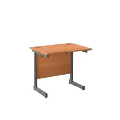 One Cantilever Rectangular Office Desks - 600mm Deep -Office Supermarket Store one cantilever rectangular office desks 600mm deep rectangular office desks tc group beech silver 800mm x 600mm 488710