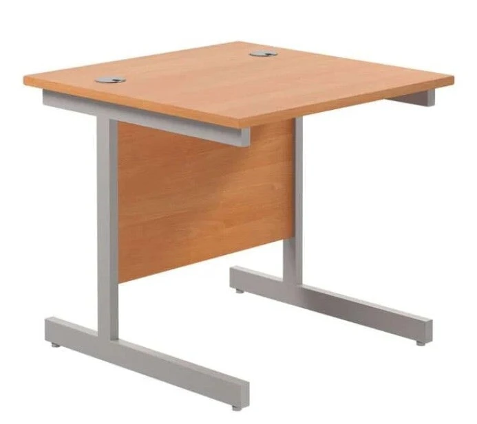 One Cantilever Rectangular Office Desks - 800mm Deep 6 One Cantilever Rectangular Office Desks - 800mm Deep - Image 6