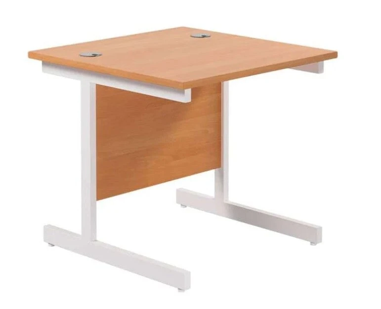 One Cantilever Rectangular Office Desks - 800mm Deep 7 One Cantilever Rectangular Office Desks - 800mm Deep - Image 7