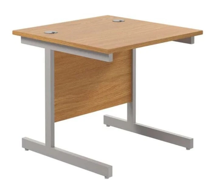 One Cantilever Rectangular Office Desks - 800mm Deep 4 One Cantilever Rectangular Office Desks - 800mm Deep - Image 4