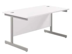 One Cantilever Rectangular Office Desks - 800mm Deep 38 One Cantilever Rectangular Office Desks - 800mm Deep -Office Supermarket Store one cantilever rectangular office desks 800mm deep desks tc group white silver 1200mm x 800mm 369286