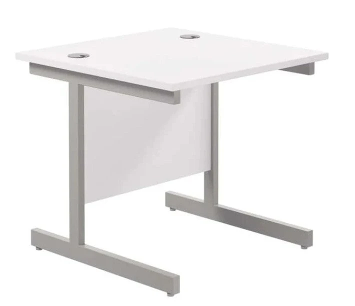 One Cantilever Rectangular Office Desks - 800mm Deep 5 One Cantilever Rectangular Office Desks - 800mm Deep - Image 5