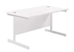 One Cantilever Rectangular Office Desks - 800mm Deep 39 One Cantilever Rectangular Office Desks - 800mm Deep -Office Supermarket Store one cantilever rectangular office desks 800mm deep desks tc group white white 1200mm x 800mm 488410