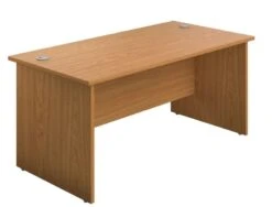 ONE Panel Rectangular Office Desk 6 ONE Panel Rectangular Office Desk -Office Supermarket Store one panel rectangular office desk desks tc group oak 1200mm x 800mm 539282