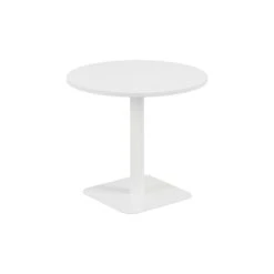 Pedestal Base 800mm Table - Walnut/Black -Office Supermarket Store pedestal base 800mm table walnutblack workstations tc group white white 655500