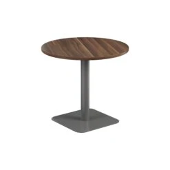 Pedestal Base 800mm Table 18 Pedestal Base 800mm Table -Office Supermarket Store pedestal base 800mm table workstations tc group walnut silver 468802