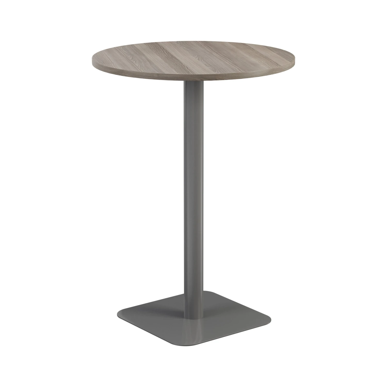 Pedestal Base High Table 800mm Diameter White/White 5 Pedestal Base High Table 800mm Diameter White/White - Image 5