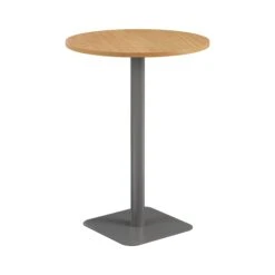 Pedestal Base High Table 800mm Diameter White/White 15 Pedestal Base High Table 800mm Diameter White/White -Office Supermarket Store pedestal base high table 800mm diameter whitewhite workstations tc group oak silver 612559