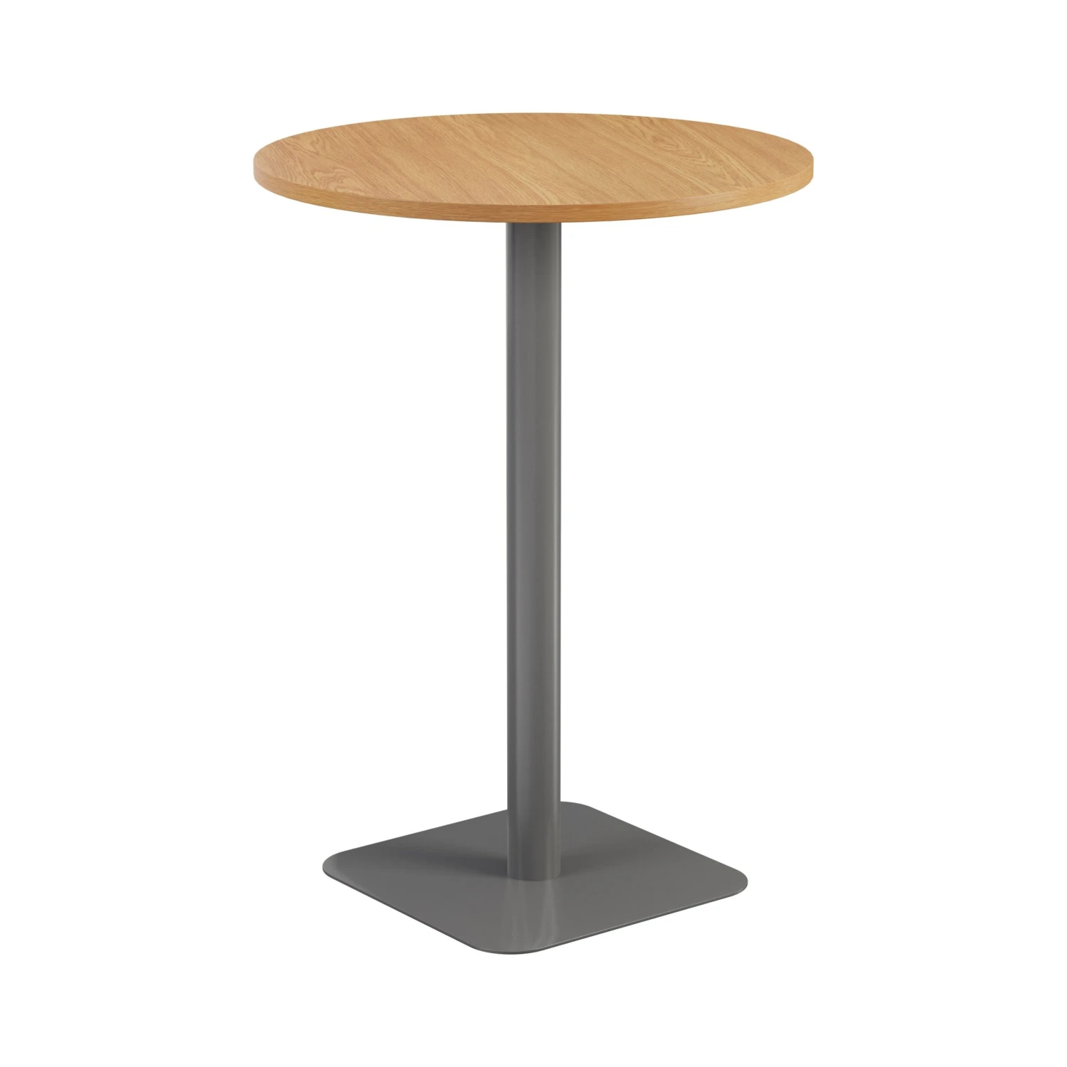 Pedestal Base High Table 800mm Diameter White/White 6 Pedestal Base High Table 800mm Diameter White/White - Image 6
