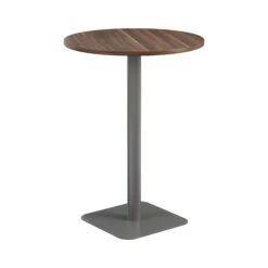 Pedestal Base High Table 800mm Diameter White/White 12 Pedestal Base High Table 800mm Diameter White/White -Office Supermarket Store pedestal base high table 800mm diameter whitewhite workstations tc group walnut silver 172803