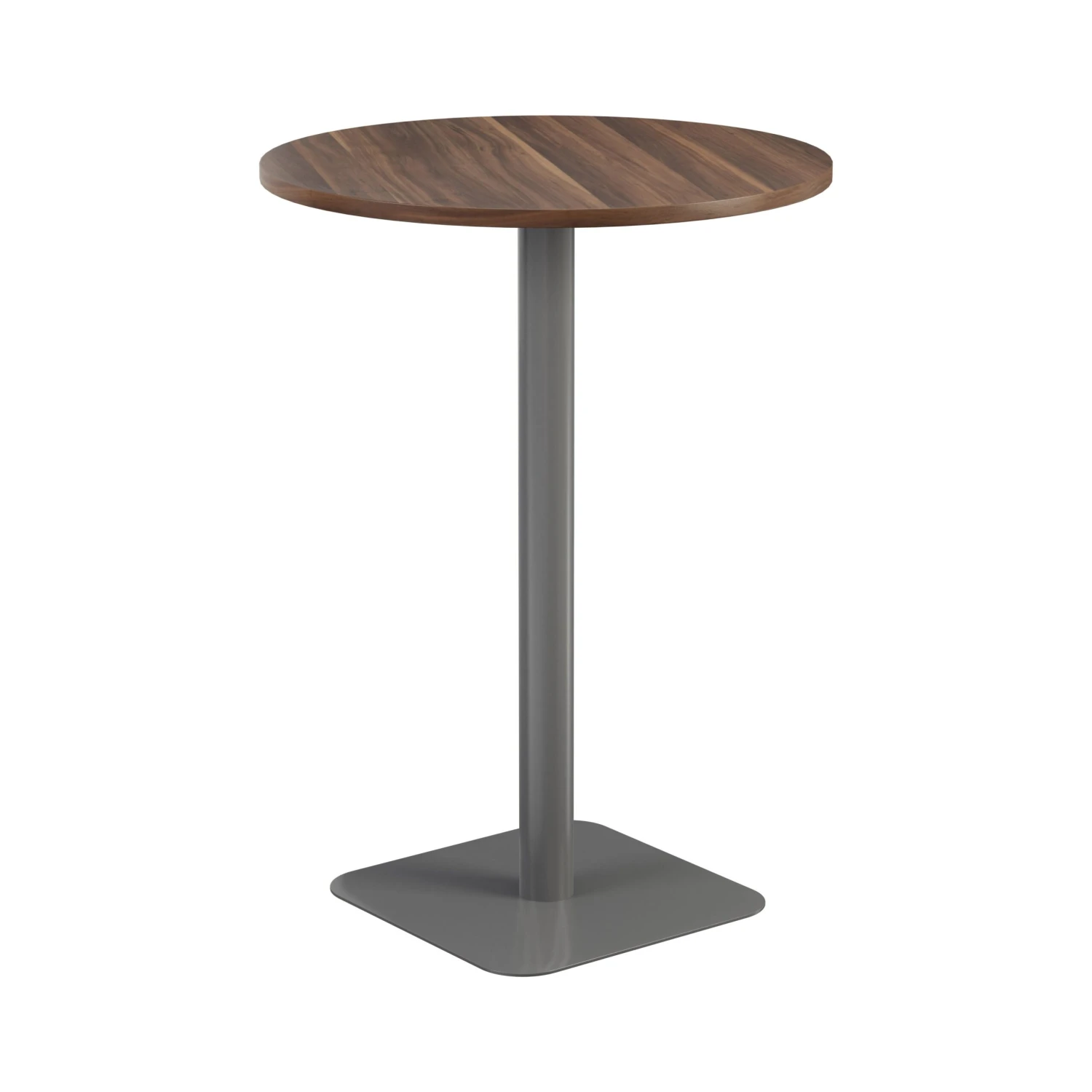 Pedestal Base High Table 800mm Diameter White/White 3 Pedestal Base High Table 800mm Diameter White/White - Image 3