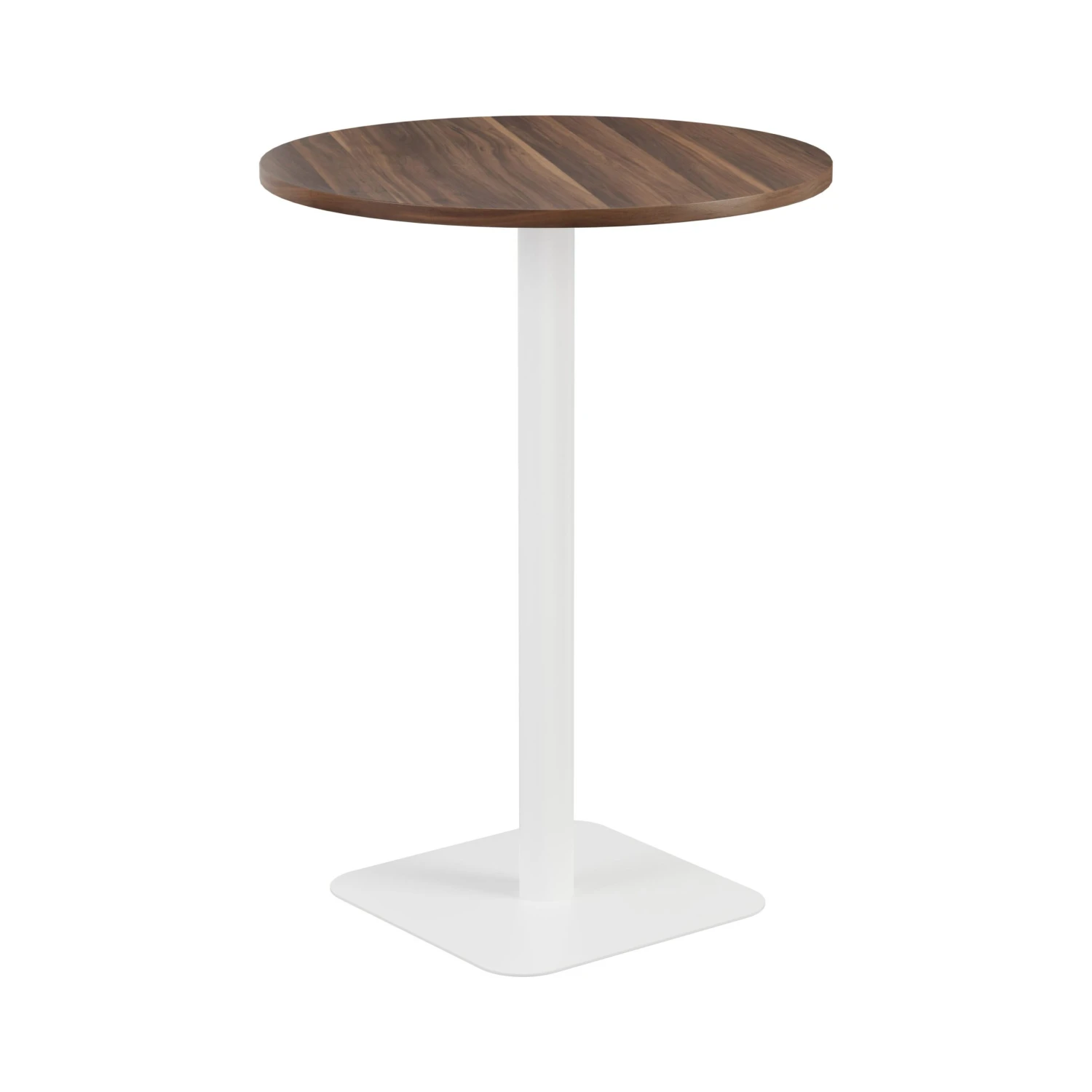 Pedestal Base High Table 800mm Diameter White/White 9 Pedestal Base High Table 800mm Diameter White/White - Image 9