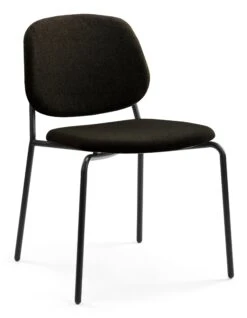 Platform Upholstered Side Chair -Office Supermarket Store platform upholstered side chair meeting workstories black cse14 matching upholstery 370590