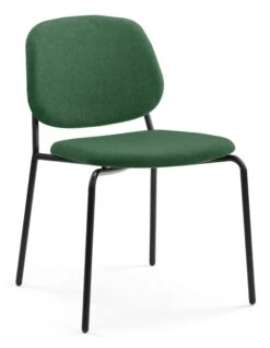 Platform Upholstered Side Chair -Office Supermarket Store platform upholstered side chair meeting workstories dark green cse35 matching upholstery 884427