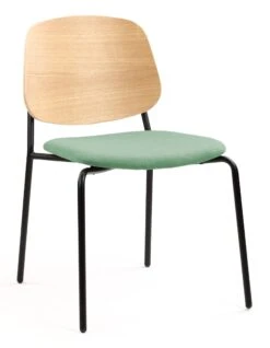 Platform Upholstered Side Chair -Office Supermarket Store platform upholstered side chair meeting workstories mint green cse36 natural 998916