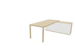 Prisma Individual Desk With Supporting Credenza -Office Supermarket Store prisma individual desk with supporting credenza bench desk actiu 374312