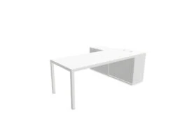 Prisma Individual Desk With Supporting Credenza -Office Supermarket Store prisma individual desk with supporting credenza bench desk actiu left whitewhitewhite 733137