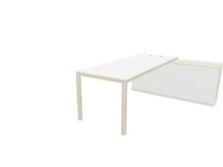 Prisma Individual Desk With Supporting Credenza -Office Supermarket Store prisma individual desk with supporting credenza bench desk actiu right whitelime oakwhite 197898
