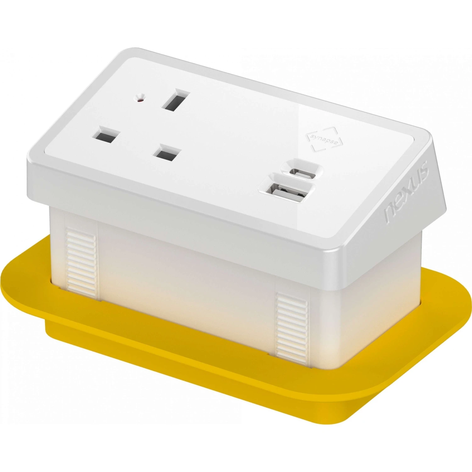 Rectangular In-Desk Power Module + 3 Metre Mains Cable Bundle 1 Rectangular In-Desk Power Module + 3 Metre Mains Cable Bundle