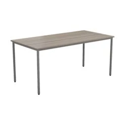 Rectangular Multipurpose Meeting Table -Office Supermarket Store rectangular multipurpose meeting table workstations tc group grey oak 1200mm x 800mm 973680