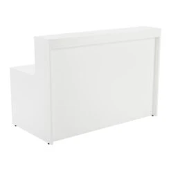 Simple Reception Desk 1660mm X 890mm - White