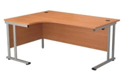 Start Next Day Delivery 1600mm X 1200mm Beech Corner Office Desk