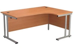 Start Next Day Delivery 1600mm X 1200mm Beech Corner Office Desk -Office Supermarket Store start next day delivery 1600mm x 1200mm beech corner office desk workstations desks home office desks next day delivery desks tc group beech silver right hand 241312