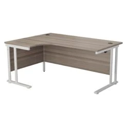 Start Next Day Delivery 1600mm X 1200mm Grey Oak Corner Office Desk -Office Supermarket Store start next day delivery 1600mm x 1200mm grey oak corner office desk workstations desks home office desks next day delivery desks tc group grey oak white left hand 208965