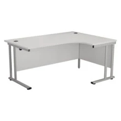 Start Next Day Delivery 1600mm X 1200mm White Corner Office Desk 8 Start Next Day Delivery 1600mm X 1200mm White Corner Office Desk -Office Supermarket Store start next day delivery 1600mm x 1200mm white corner office desk workstations desks home office desks next day delivery desks tc group white silver right hand 870404