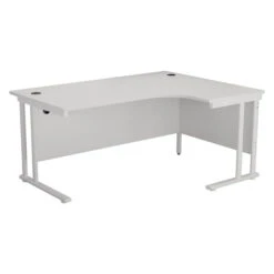 Start Next Day Delivery 1600mm X 1200mm White Corner Office Desk 9 Start Next Day Delivery 1600mm X 1200mm White Corner Office Desk -Office Supermarket Store start next day delivery 1600mm x 1200mm white corner office desk workstations desks home office desks next day delivery desks tc group white white right hand 194630