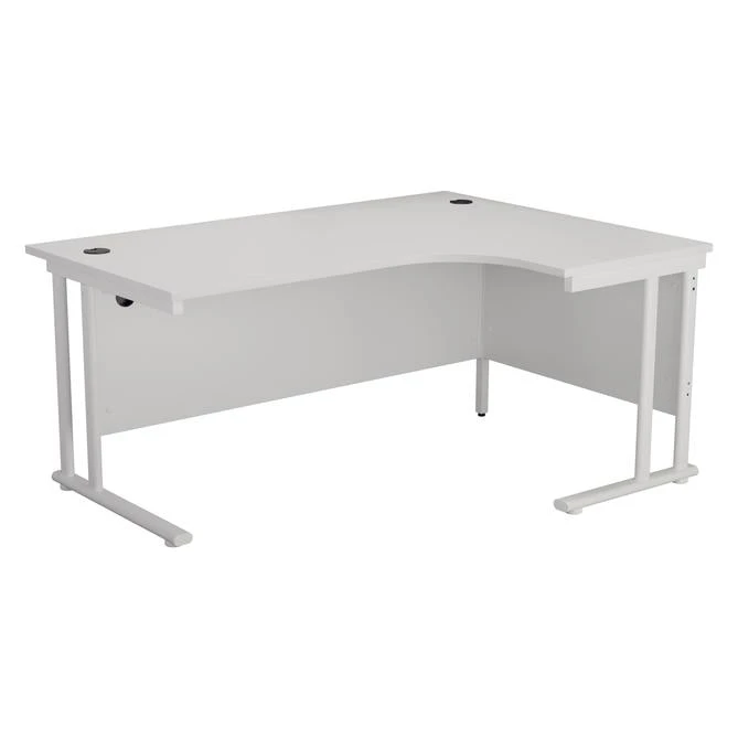 Start Next Day Delivery 1600mm X 1200mm White Corner Office Desk 4 Start Next Day Delivery 1600mm X 1200mm White Corner Office Desk - Image 4