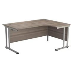 Start Next Day Delivery 1800mm X 1200mm Grey Oak Corner Desk -Office Supermarket Store start next day delivery 1800mm x 1200mm grey oak corner desk workstations tc group grey oak silver right hand 657272