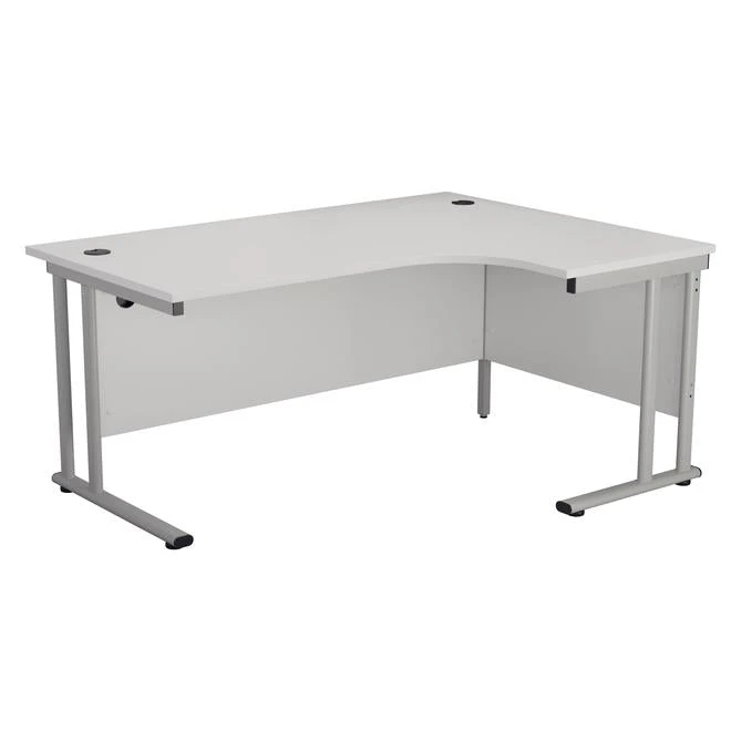 Start Next Day Delivery 1800mm X 1200mm White Corner Office Desk 3 Start Next Day Delivery 1800mm X 1200mm White Corner Office Desk - Image 3