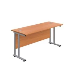 Start Next Day Delivery 600mm Deep Beech Cantilever Office Desk