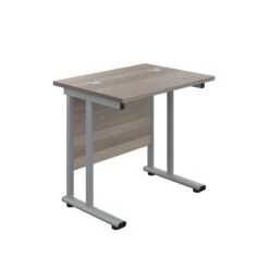 Start Next Day Delivery 600mm Deep Grey Oak Cantilever Office Desk -Office Supermarket Store start next day delivery 600mm deep grey oak cantilever office desk workstations tc group grey oak silver 800mm x 600mm 320719