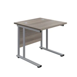 Start Next Day Delivery 800mm Deep Cantilever Desks -Office Supermarket Store start next day delivery 800mm deep cantilever desks workstations tc group grey oak silver 800mm x 800mm 810636
