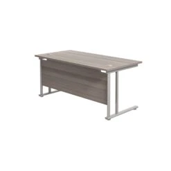 Grey Oak Cantilever Office Desk 800mm Deep -Office Supermarket Store start next day delivery 800mm deep grey oak cantilever office desk workstations tc group 212121