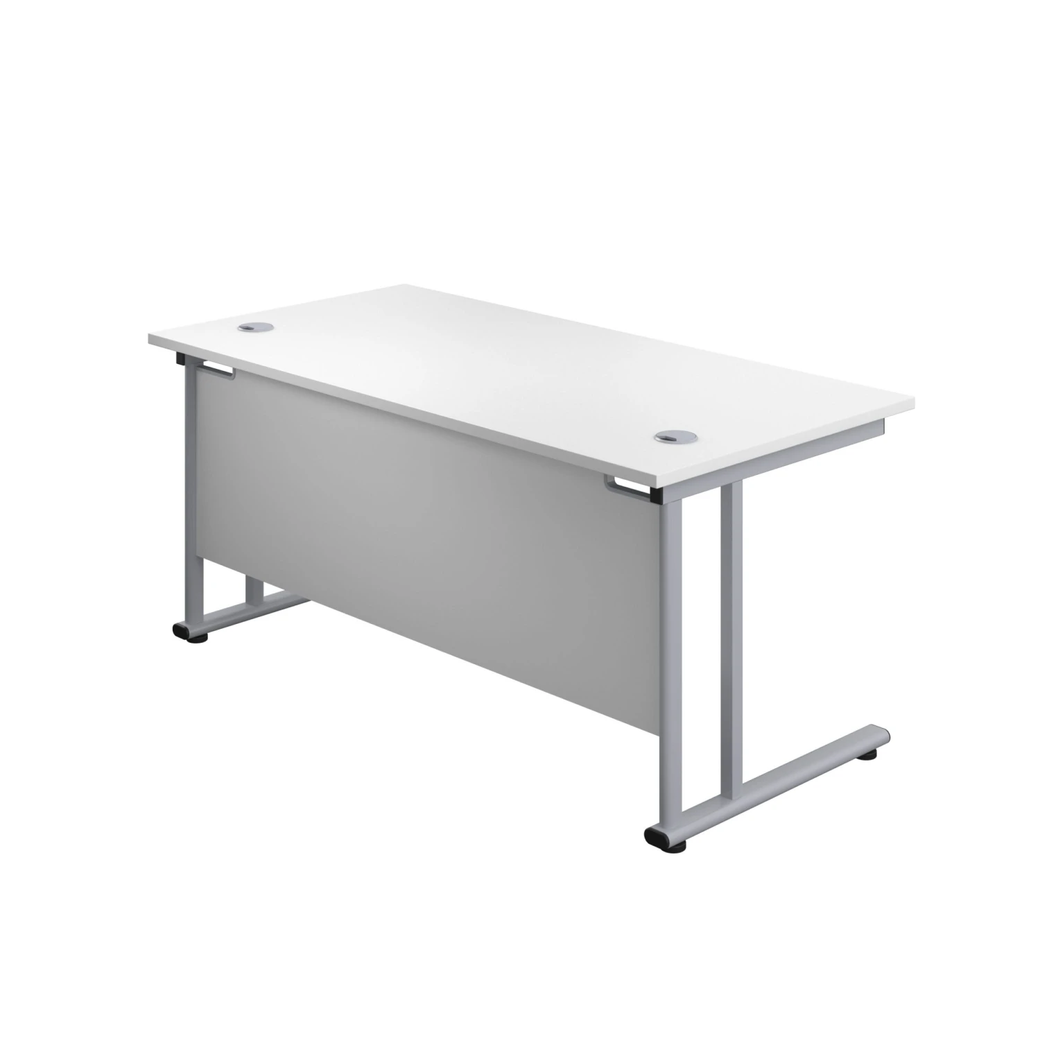 Start Next Day Delivery 800mm Deep White Office Desk 5 Start Next Day Delivery 800mm Deep White Office Desk - Image 5